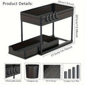 2-Tier Pull-Out Under Sink Organizer | Kitchen & Bathroom Storage
