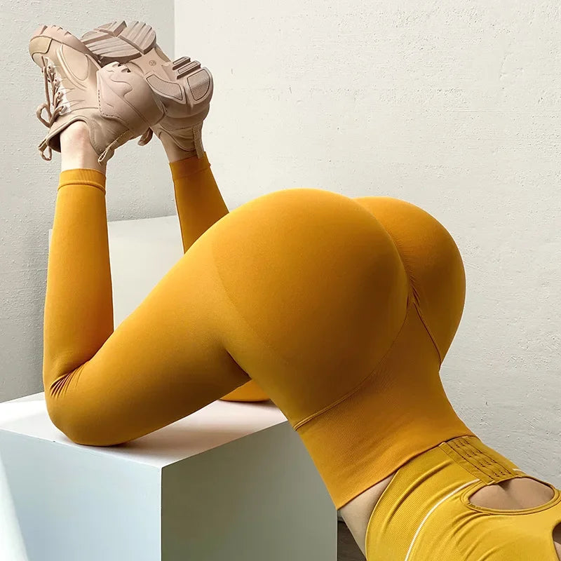 High Waist Seamless Yoga Leggings