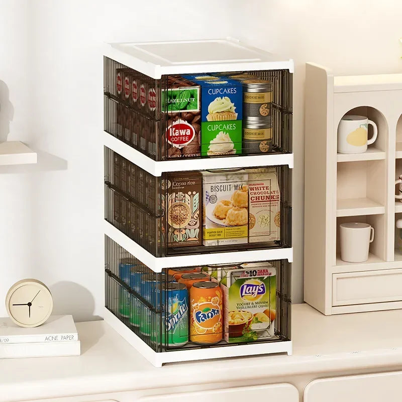 Transparent Thickened Plastic Bins Shoe Organizer Cabinet Organizers