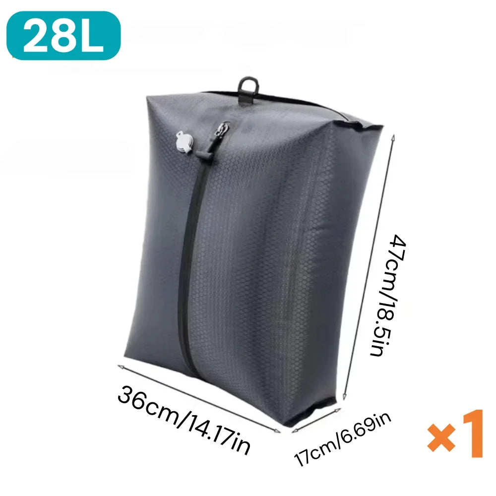 Vacuum Storage Bags for Travel | Foldable Space-Saver Packing Bags