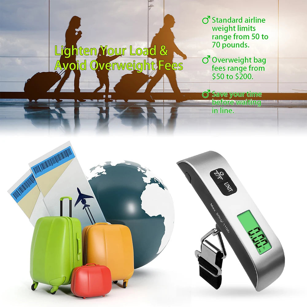 Luggage Suitcase Travel Bag Weight Balance Scale