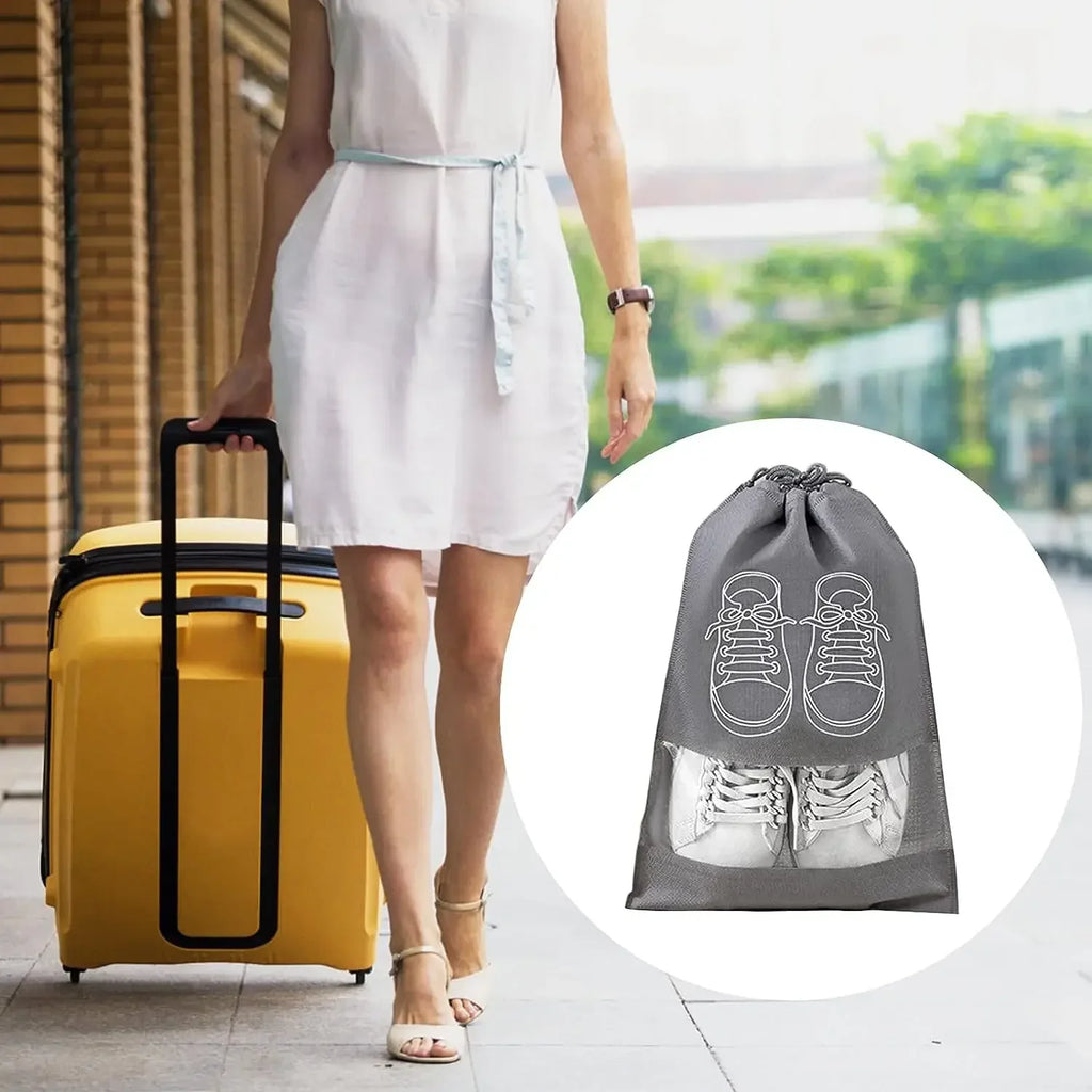5/10PCS Shoes Storage Organizer Bags Non-Woven Shoe Dust Bags
