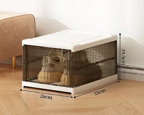 Transparent Thickened Plastic Bins Shoe Organizer Cabinet Organizers