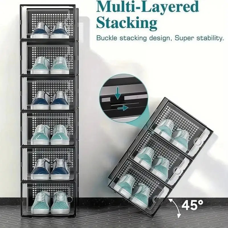 Dust-Proof Design To Keep Shoes Visible & Protected