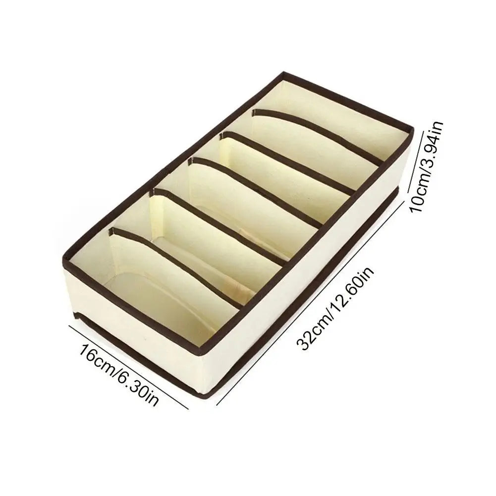 Fabric Drawer Dividers for Socks, Underwear & Bras | 6/7/8/24 Grids