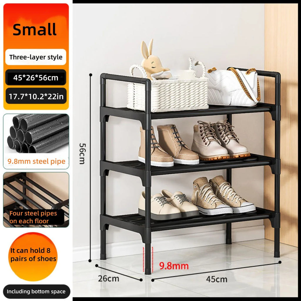 Multi-Layer Indoor Shoe Rack | Entryway & Dorm Storage