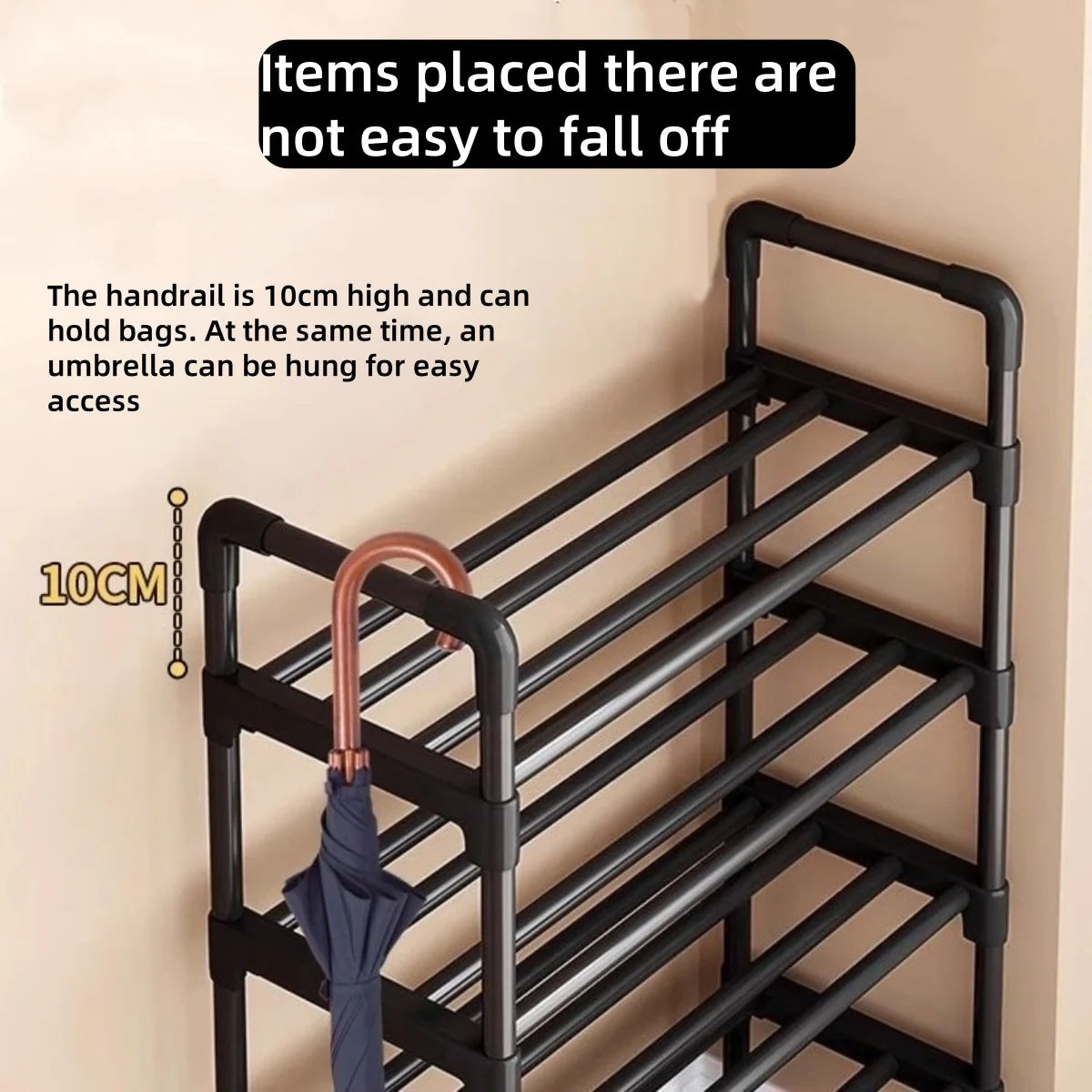 Multi-Layer Indoor Shoe Rack | Entryway & Dorm Storage