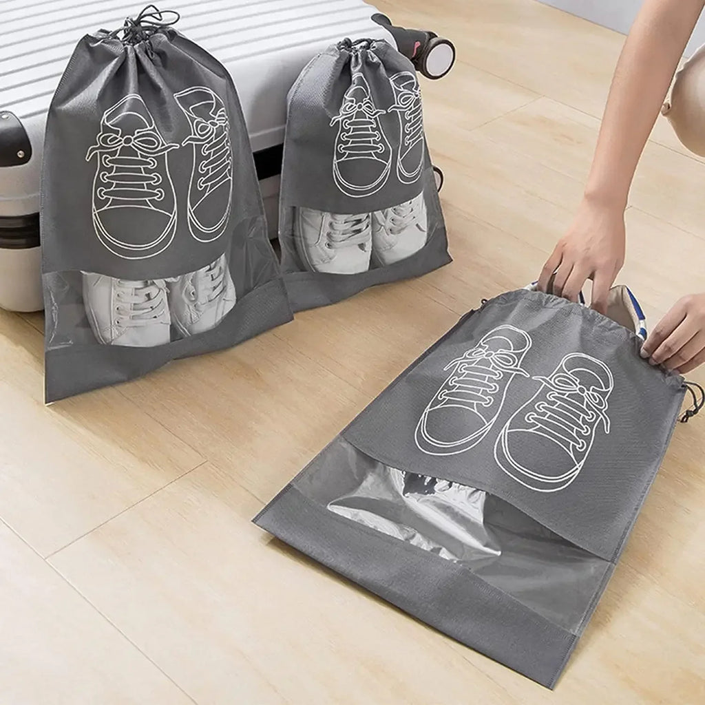 5/10PCS Shoes Storage Organizer Bags Non-Woven Shoe Dust Bags
